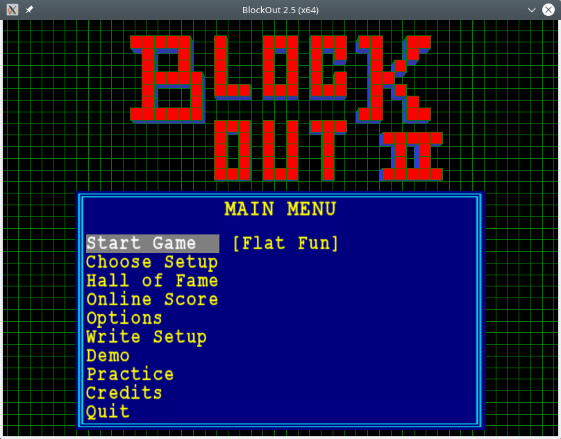 BlockOut 2. Начальная страница