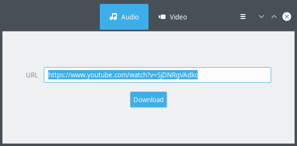 Unrud Video Downloader. Скачивание аудио