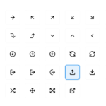 ICONSVG.xyz. Иконки стрелок