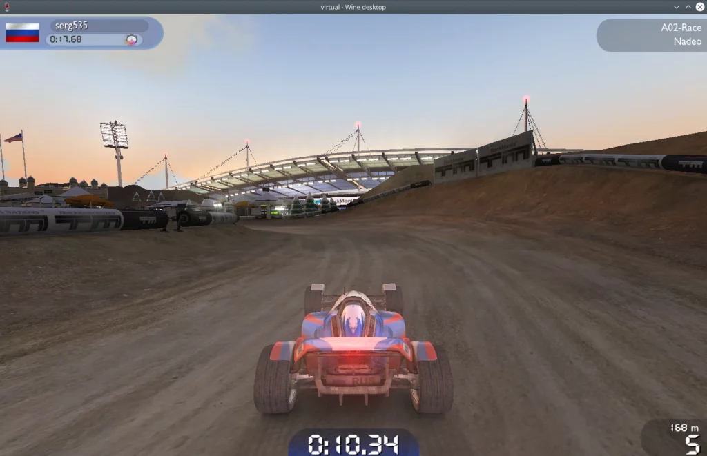 TrackMania Nations Forever. Процесс игры