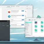 Manjaro. Скриншот рабочего стола