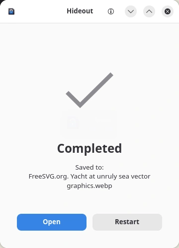 Hideout. Расшифровка файла выполнена