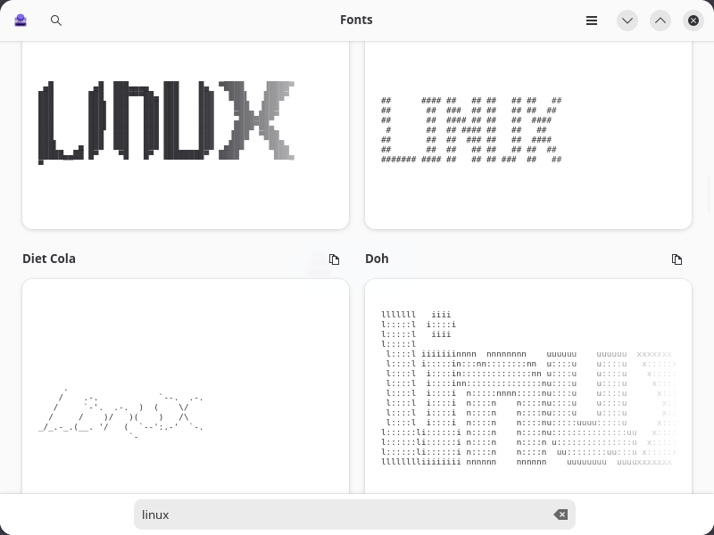 Calligraphy - преобразование текста в ASCII баннеры | LinuxMaster Club