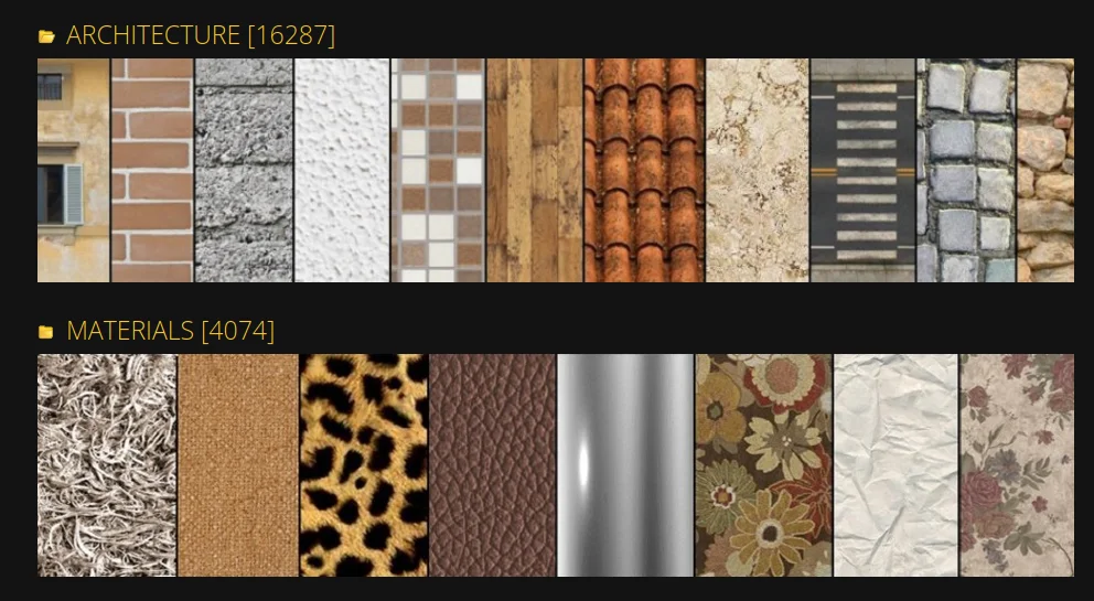 Sketchup Textures. Примеры текстур 1