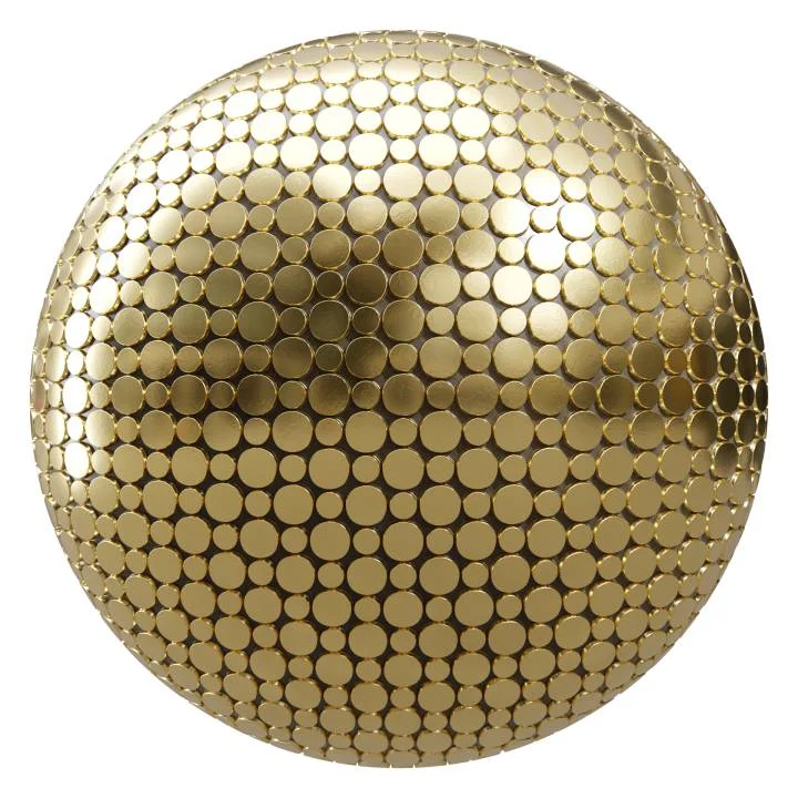 cgbookcase.com. Round Metal Tiles 01