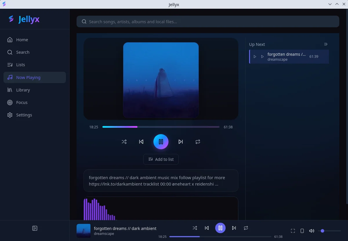 Jellyx. Сейчас воспроизводится